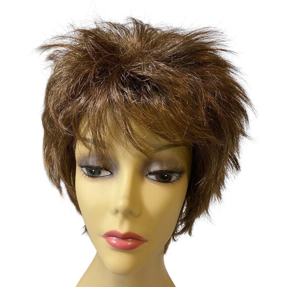 Sassy Spikey Wig - Dark Auburn Synthetic Locs, NWT - A1039 - Picture 12 of 15